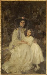 Lady Dickson-Poynder i jej córka Joan, ok. 1905