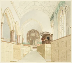 Wnętrze kościoła St Mary-le-Port