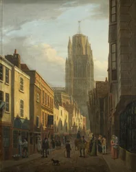 Redcliffe Street, Bristol, ok.1821 (olej na płótnie)