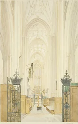 Transept St Mary Redcliffe, patrząc na południe