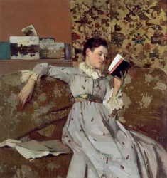 Caterina czytająca książkę, ok. 1888 r.