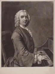 Portret organisty i kompozytora Johna Stanleya 1712-1786.
