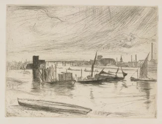 Świt Battersea (molo Cadogan)