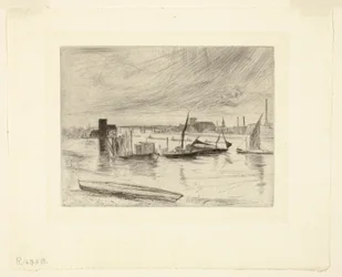 Świt Battersea (molo Cadogan)