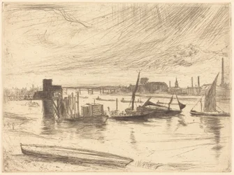 Wczesny ranek, Battersea