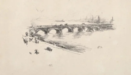 Wieczór, most Little Waterloo