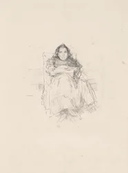 Studium portretowe: Pani Philip, nr 3 (recto) Studium portretowe: Geneviève Mallarmé (verso)