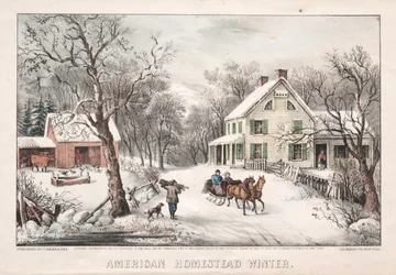 Amerykańska Zagroda, Zima