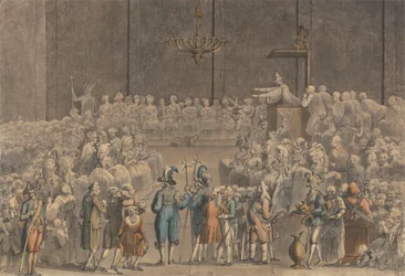 Chrzest w Watykanie ze szwajcarską gwardią papieską itp.