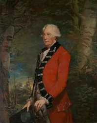 Sir Ralph Milbanke, Bt., w mundurze milicji Yorkshire (North Riding)