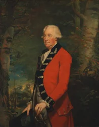 Sir Ralph Milbanke, Bt, w mundurze milicji Yorkshire (North Riding)