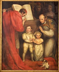Ślub Ryszarda z Shrewsbury, księcia Yorku, z lady Anne Mowbray, 1820
