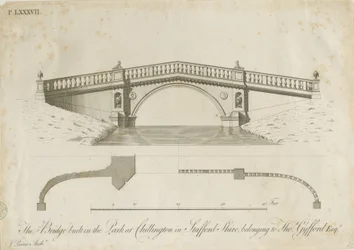 Chillington Park - Most: grawerowanie, bd [c 1789] (druk)