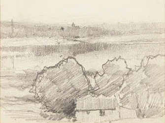 Szkocki krajobraz (ołówek)