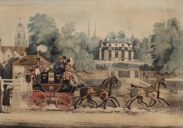 Royal Mail Coach (kolorowy grawerunek)