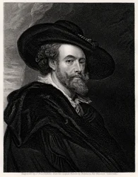 Peter Paul Rubens, artysta flamandzki, XIX w.