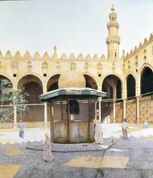Kiosk na dziedzińcu meczetu al-Maridani, Kair