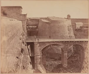 Most w Porta Reale, Malta, ok. 1856 r.