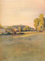 „Św. Kaplica Marty, z Shalford Common, 1911, 1914