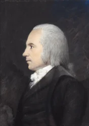 Aaron Burr (pastel na szarym papierze)