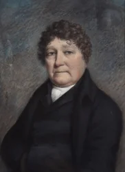 Pan Vanderhorst (pastel na szarym papierze)