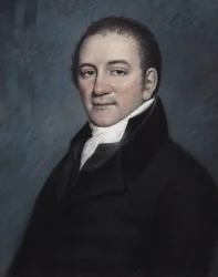 Ks. Richard Watson (pastel na szarym papierze)