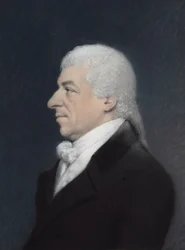 Sir William Blissart (pastel na szarym papierze)