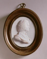 Portret Johna Harrisona (1693-1776) (pasta emaliowana)