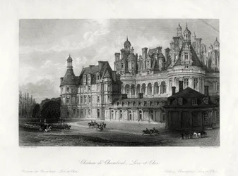 „Chateau de Chambord, Loir-et-Cher”, Francja, 1875 r.