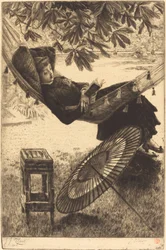 Hamak Le hamac, 1880.