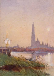 Scena rzeczna, 1887