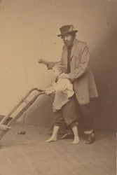 Edward Everett Hale i syn, ca. 1865.
