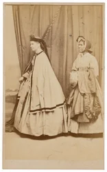Eliza "Didy" Ridgely i prawdopodobnie Charlotte Gittings, 1864 (zdjęcie)