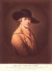 Joseph Wright z Derby autorstwa Jamesa Warda (1769-1859), 1807 (mezzotinta)