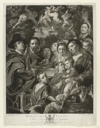 Portret Jacquesa Jordaensa z rodzicami, braćmi i siostrami Rubens i Rodzina (tytuł na obiekcie) Obrazy z Galerii Houghton (tytuł serii) Galeria Houghton (tytuł serii)