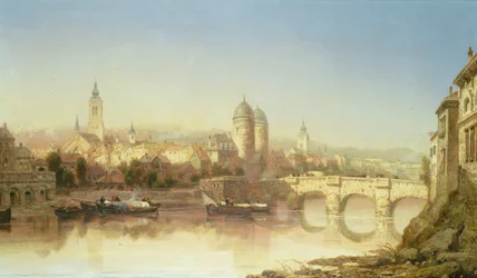 Widok na Heidelberg, 1873