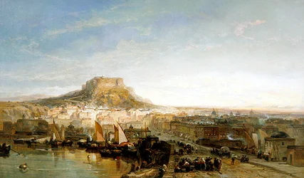 Widok na Kartagenę, wschodnie wybrzeże Hiszpanii