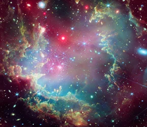 Misje NASA wykryły kosmiczną „wieńcową” strukturę przedstawiającą gwiezdny cykl życia