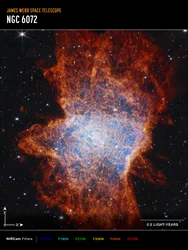 NGC 6072 (zdjęcie wykonane kamerą NIRCam Compass)