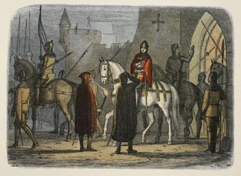 Henryk V maszeruje przeciwko Lollardom, od A Chronicle of England BC 55 do AD 1485, wyd. Londyn, 1863 r.