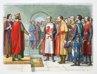 Król Henryk III i jego parlament, Westminster, 1258 1864.