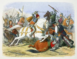 Ryszard III z Anglii w bitwie pod Bosworth Field, Leicestershire, 1485 1864