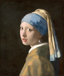 Dziewczyna z perłą, ok. 1665-6 (olej na płótnie)