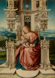 Madonna (olej na desce)