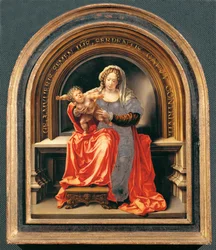 Madonna z Dzieciątkiem (obraz na drewnie dębowym)