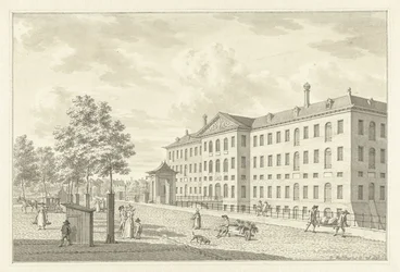 Narodowy Arsenał Morski w Amsterdamie przed pożarem w 1791 roku