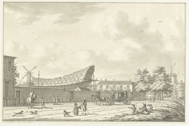 Stocznia w Rotterdamie