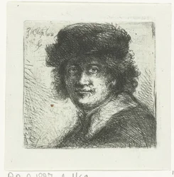 Mężczyzna w kapeluszu i płaskim kołnierzu