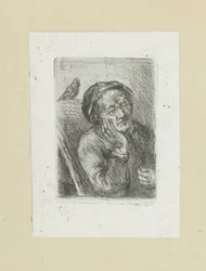 Slapende oude człowiek spotkał vogel The Compleat Work of Akwaforty Johna Chalon / Oeuvre Complette des Eaux Fortes par Jean Chalon (tytuł serii)