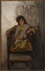 Portret dziewczynki, córki pp. Sachar